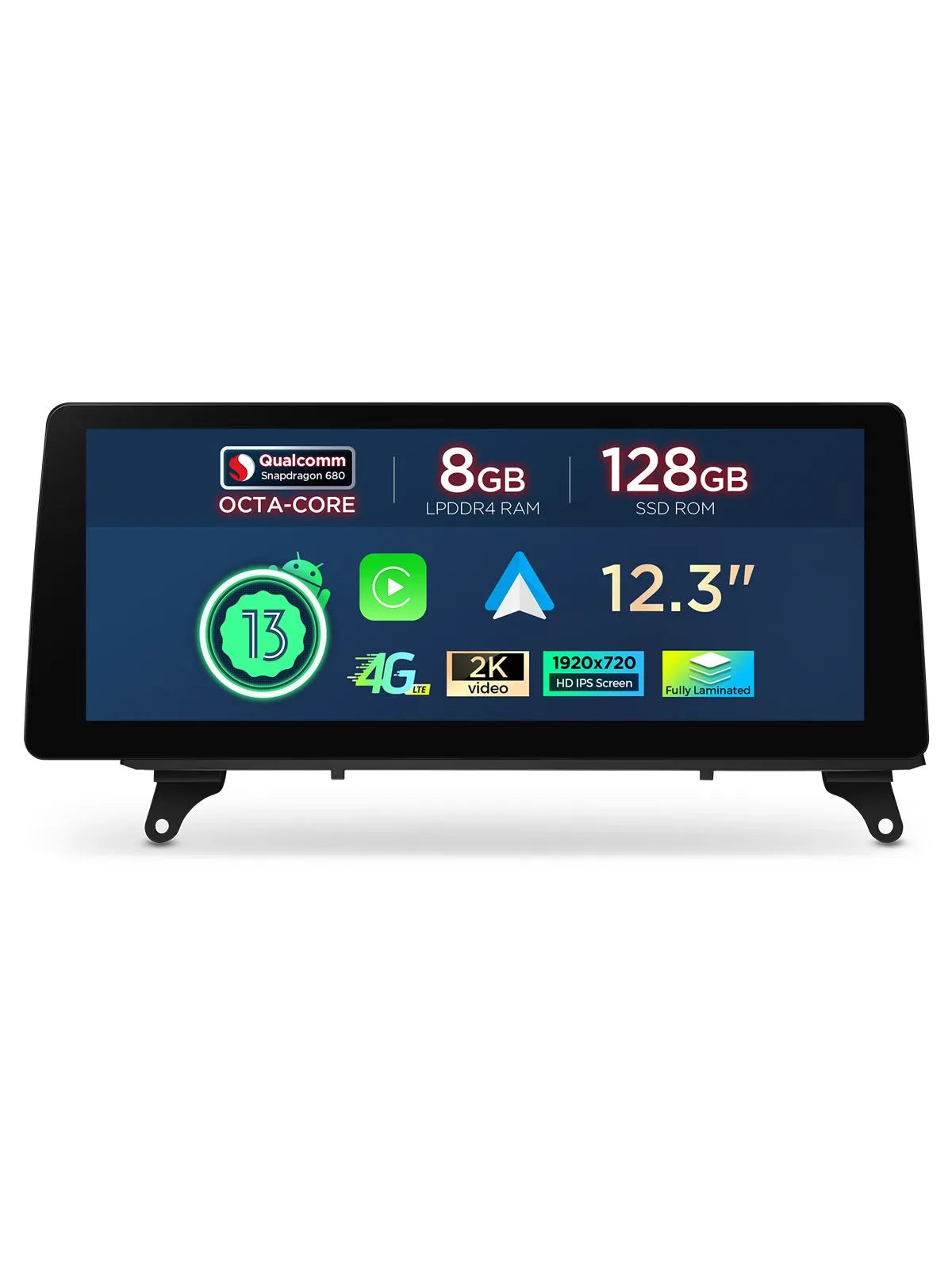 Xtrons Q Series 12.3" Head Unit For LHD BMW X5/X6 E70/E71 2011-2013 (CIC) | 8GB RAM & 128GB ROM