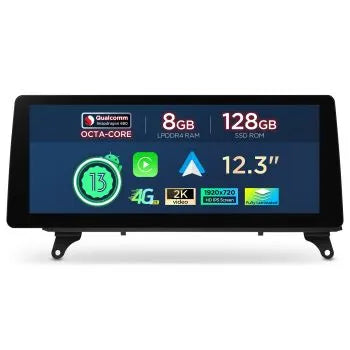 Xtrons Q Series 12.3" Head Unit For LHD BMW X5/X6 E70/E71 2011-2013 (CIC) | 8GB RAM & 128GB ROM