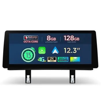 Xtrons Q Series 12.3" Head Unit For BMW 1 Series E8X LHD | 8GB RAM & 128GB ROM | No Original Display