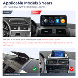 Xtrons 12.3" Head Unit Display Upgrade For BMW X3 E83 2004-2009 (No Original Display) | 4GB RAM & 64GB ROM