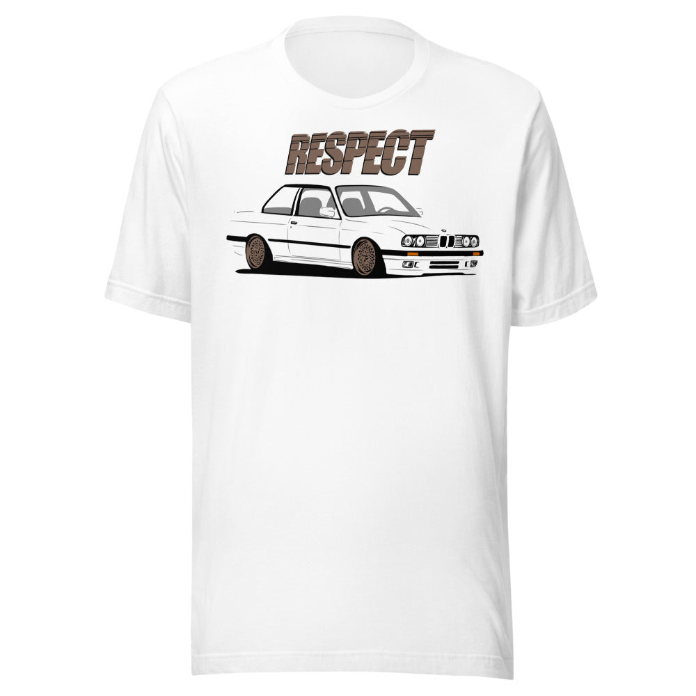 BMW E30 Respect T-Shirt (White)