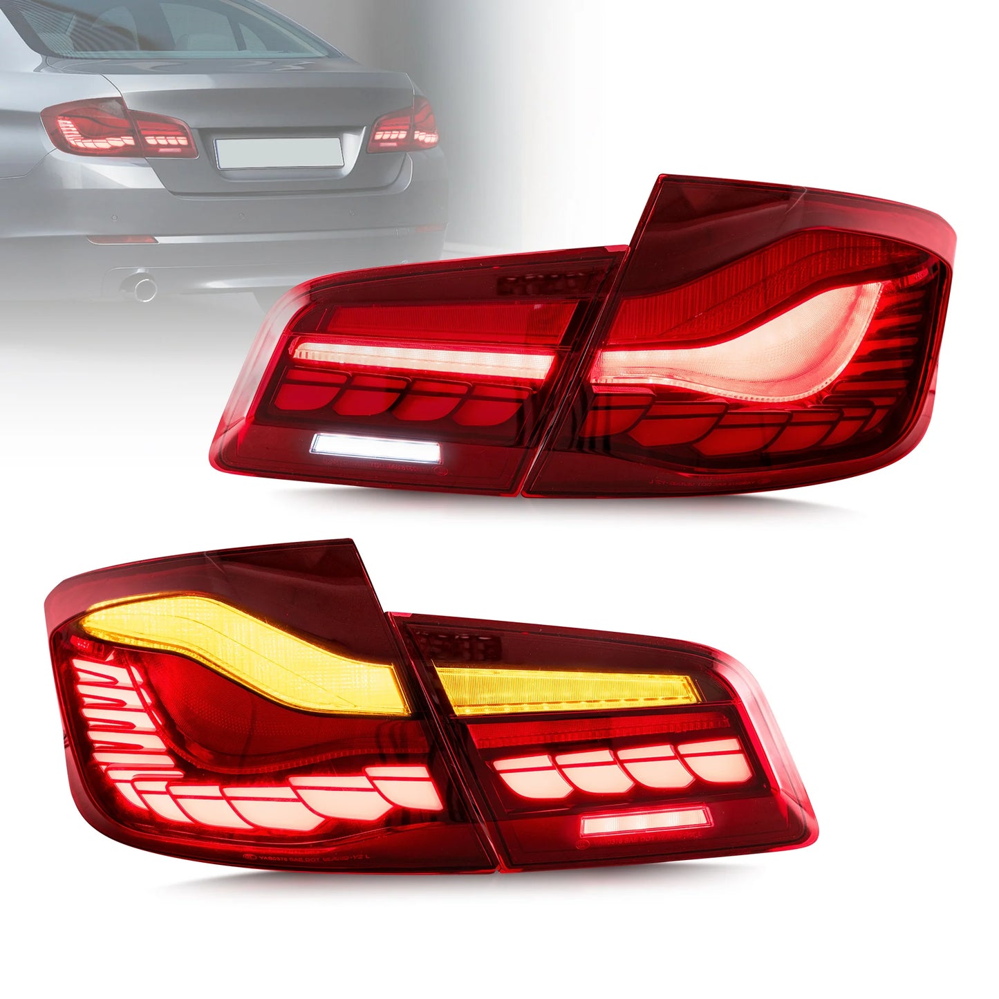 VLAND OLED Tail Lights For BMW 5 Series F10 F18