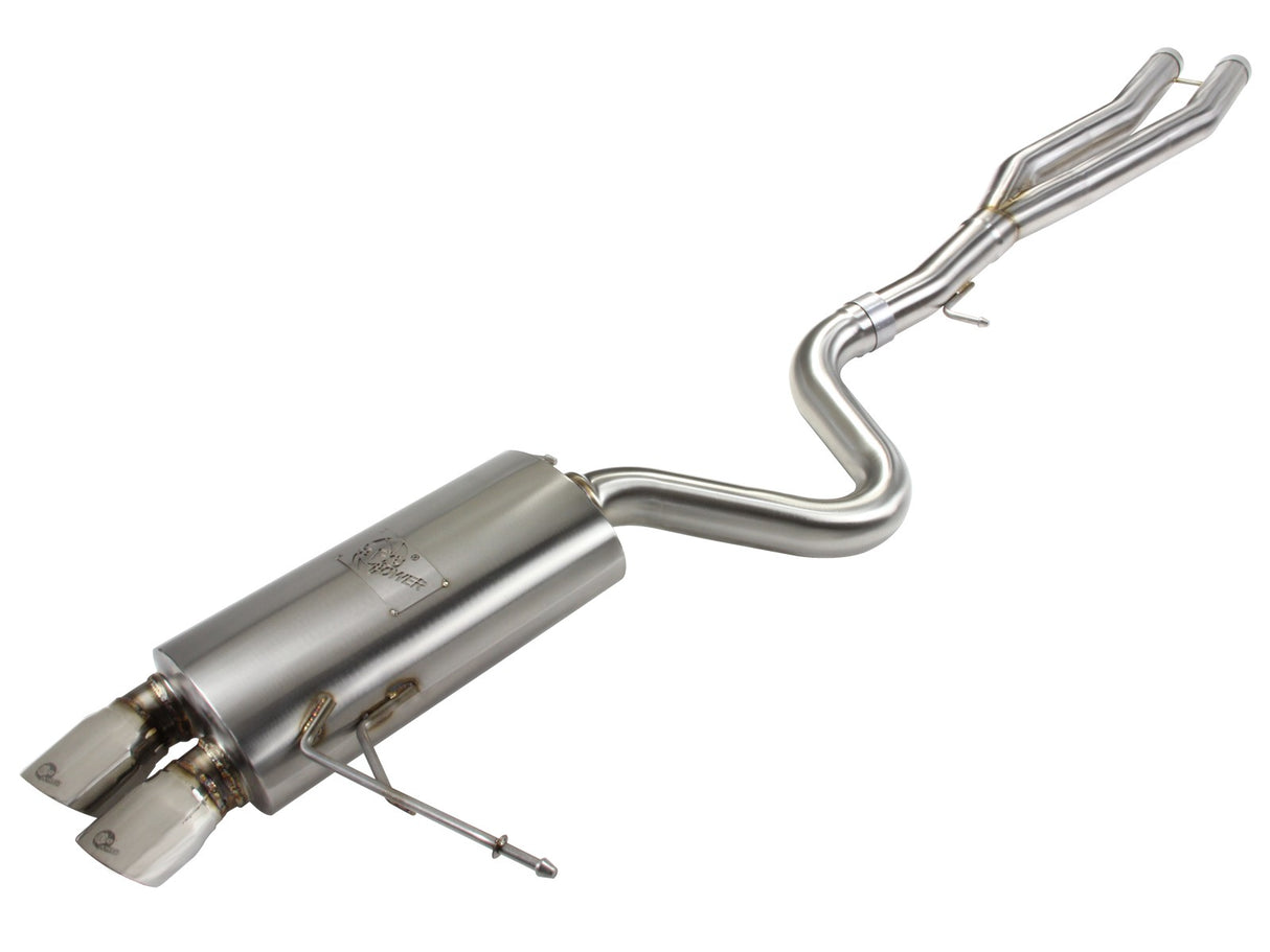 aFe Catback Exhaust for BMW 07-13 328i (E92/93) w/ polished tips