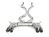 Akrapovic 15-17 BMW X5M (F85) Cat Back Exhaust w/ Carbon Tips