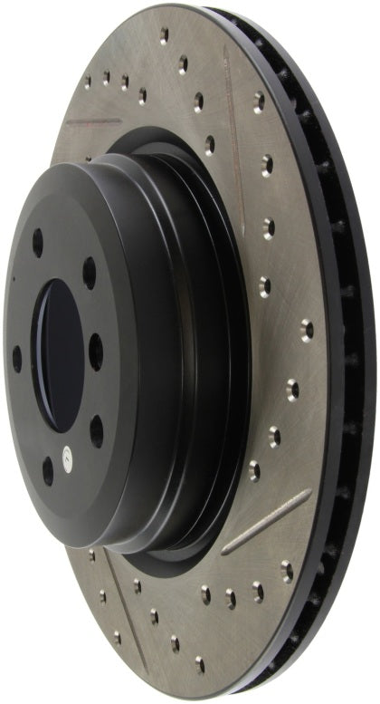 StopTech Drilled & Slotted Rotor E9X 335i/335D - Rear Left