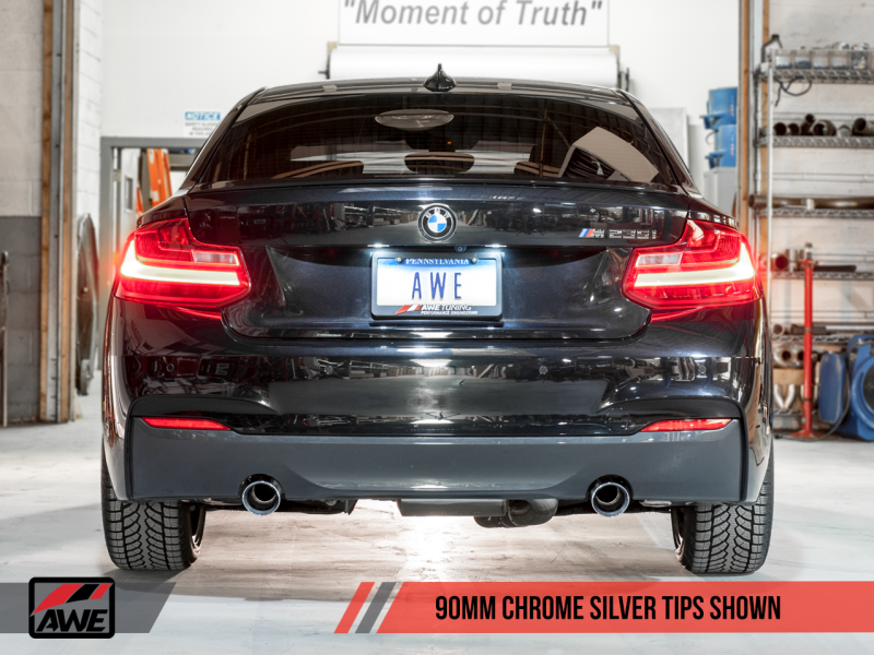 AWE Touring Edition Axle Back Exhaust for BMW F22 M240I / M235I