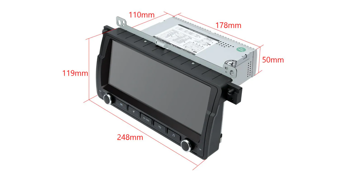 Xtrons 8.8''Head Unit For BMW 3 series & M3 E46 1998-2006 | 4GB RAM & 64GB ROM