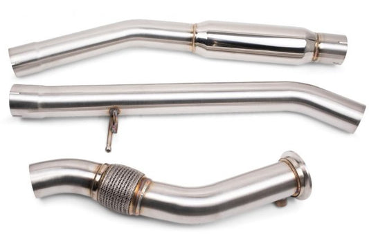 VRSF Downpipe & Midpipe Combo for M57 X5D/X6D
