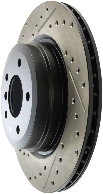 StopTech Drilled & Slotted Rotor E9X 335i/335D - Rear Right