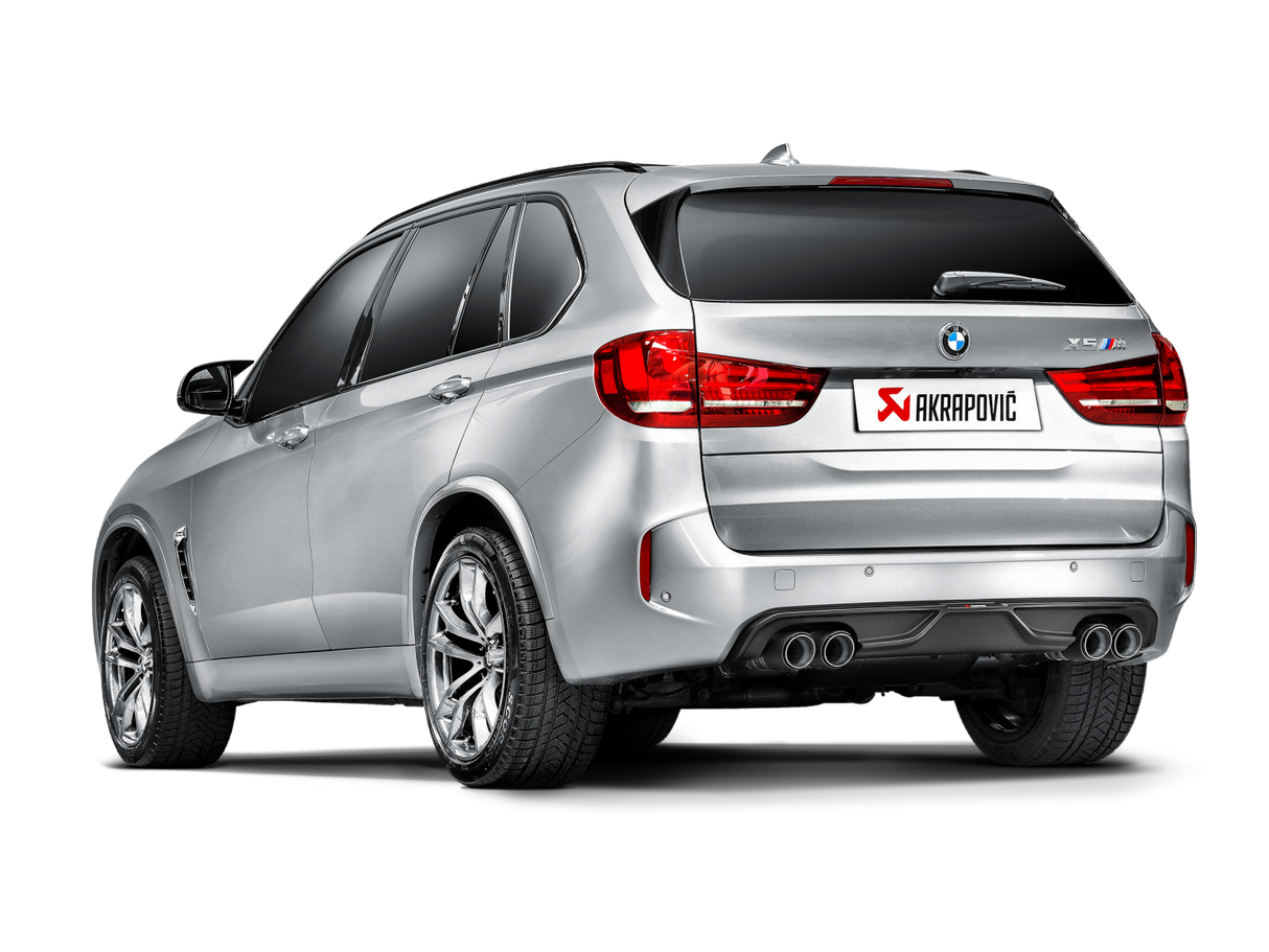 Akrapovic 15-17 BMW X5M (F85) Cat Back Exhaust w/ Carbon Tips