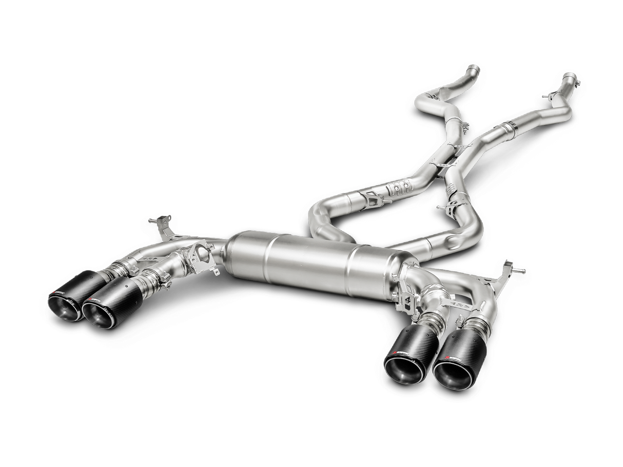 Akrapovic 15-17 BMW X5M (F85) Cat Back Exhaust w/ Carbon Tips